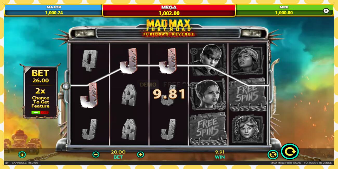 Demo slot Mad Max: Fury Road - Furiosas Revenge free and without registration, picture - 1