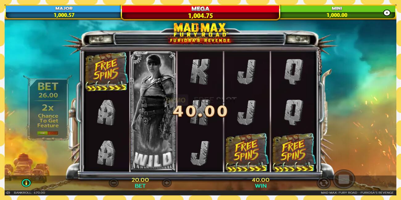 Demo slot Mad Max: Fury Road - Furiosas Revenge free and without registration, picture - 1