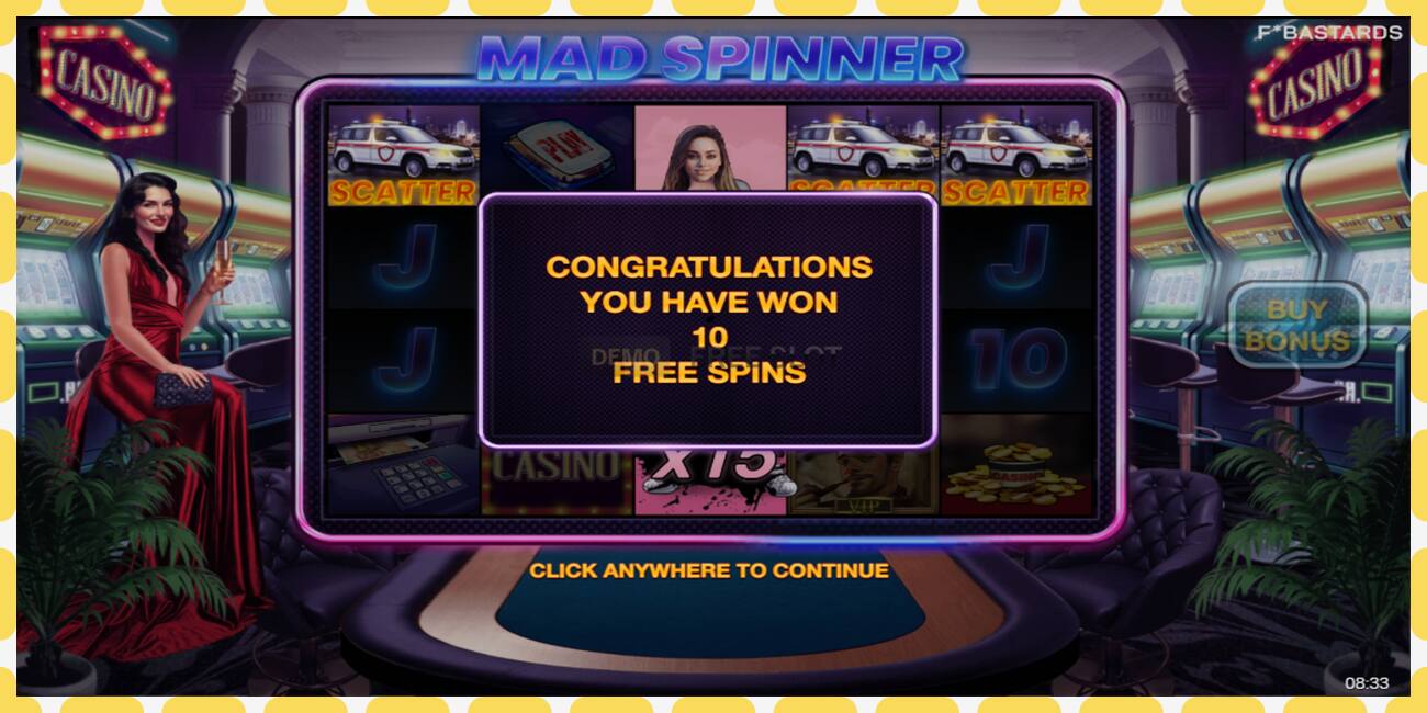 Demo-slot Mad Spinner gratis en zonder registratie, afbeelding - 1