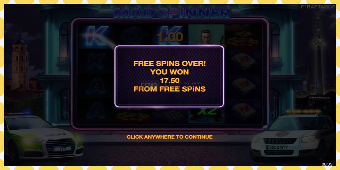 Demo-slot Mad Spinner gratis en zonder registratie, afbeelding - 1