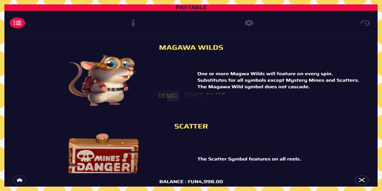 Demo slot Magawa VS Mines free and without registration, picture - 1