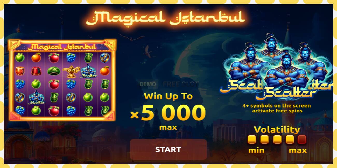 Demo slot Magical Istanbul free and without registration, picture - 1