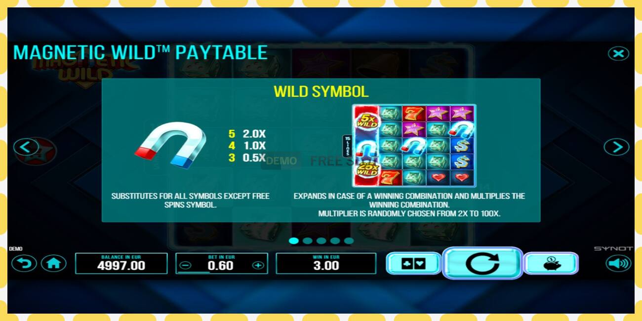 Slot dimostrativo Magnetic Wild gratuito e senza registrazione, immagine - 1