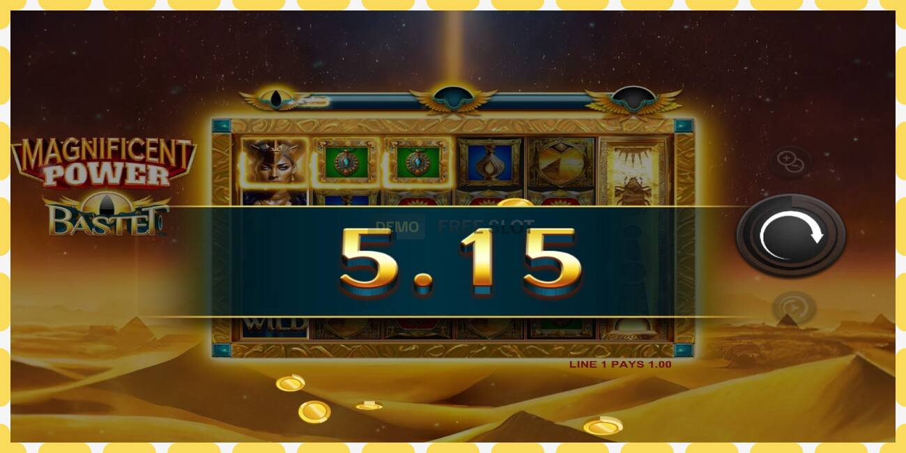 Demo slot Magnificent Power Bastet gratis och utan registrering, bild - 1