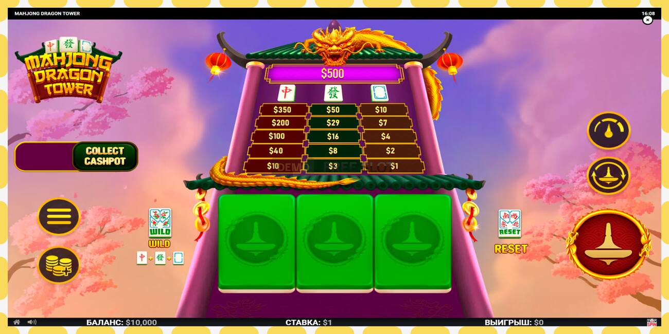 Demo slot Mahjong Dragon Tower free and without registration, picture - 1