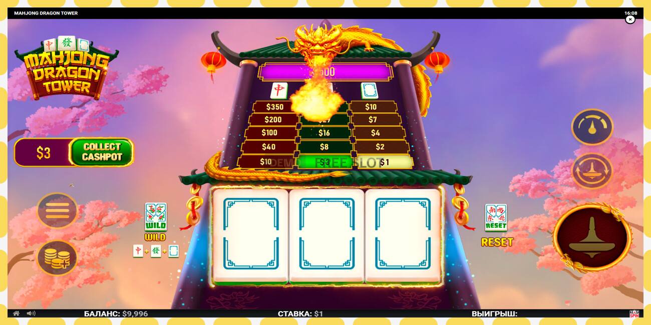 Demo slot Mahjong Dragon Tower free and without registration, picture - 1