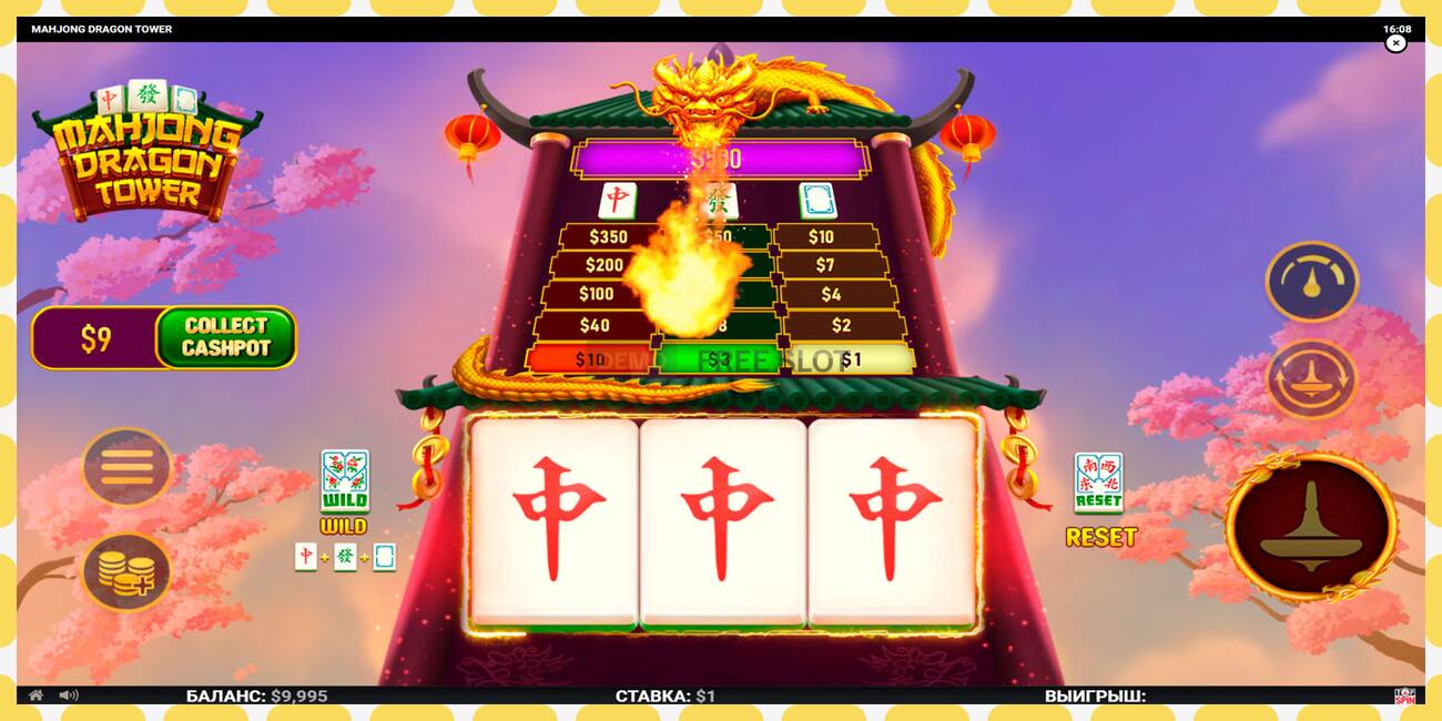 Demo slot Mahjong Dragon Tower free and without registration, picture - 1