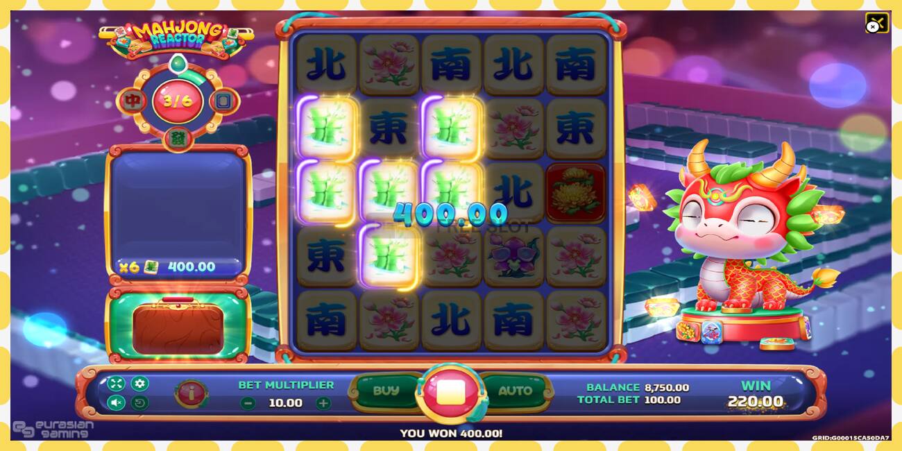 Demo slot Mahjong Reactor free and without registration, picture - 1