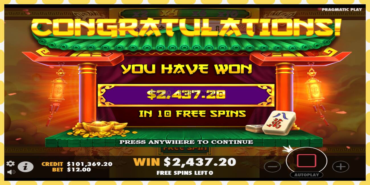 Demo slot Mahjong Wins 2 free and without registration, picture - 1