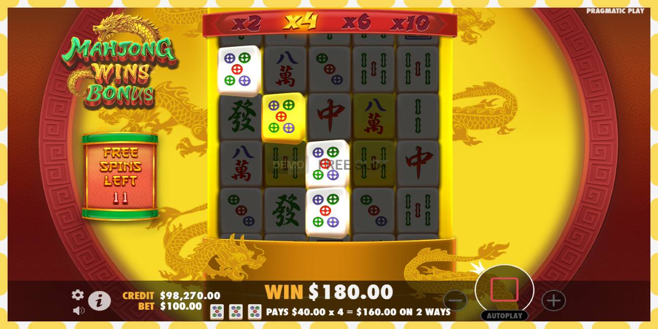 Demo slot Mahjong Wins Bonus free and without registration, picture - 1