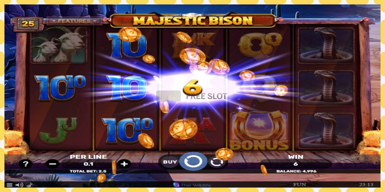 Demo slot Majestic Bison free and without registration, picture - 1