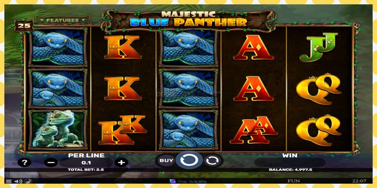 Demo slot Majestic Blue Panther free and without registration, picture - 1