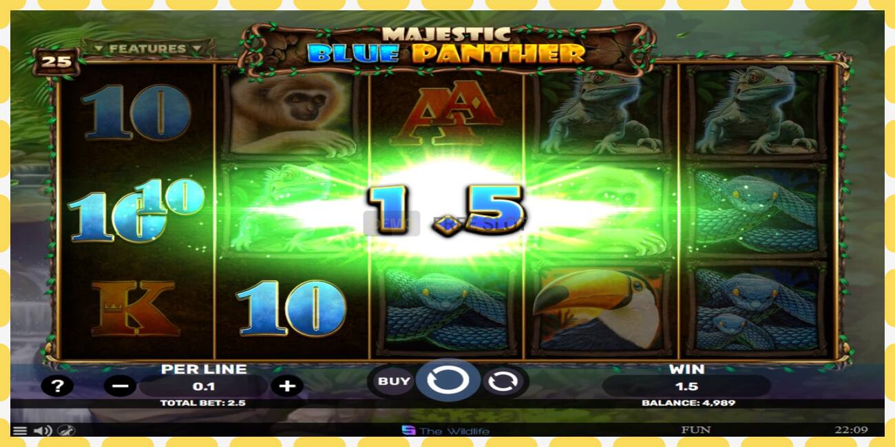 Demo slot Majestic Blue Panther free and without registration, picture - 1