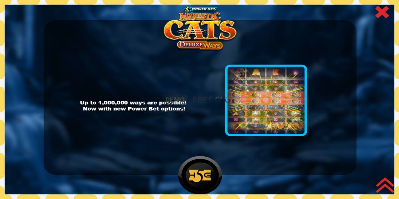 Demo slot Majestic Cats DeluxeWays free and without registration, picture - 1