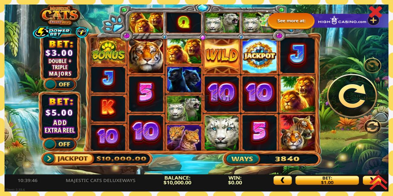 Demo slot Majestic Cats DeluxeWays free and without registration, picture - 1