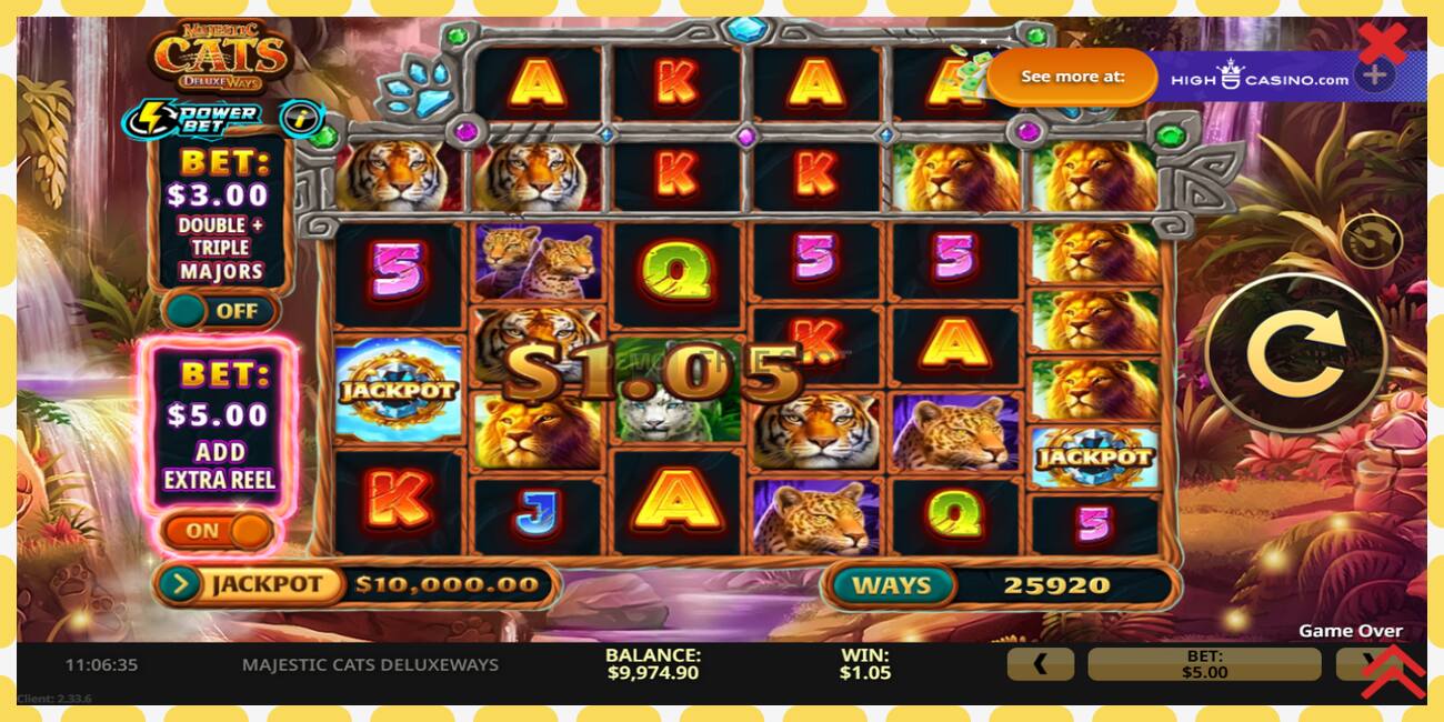 Demo slot Majestic Cats DeluxeWays free and without registration, picture - 1