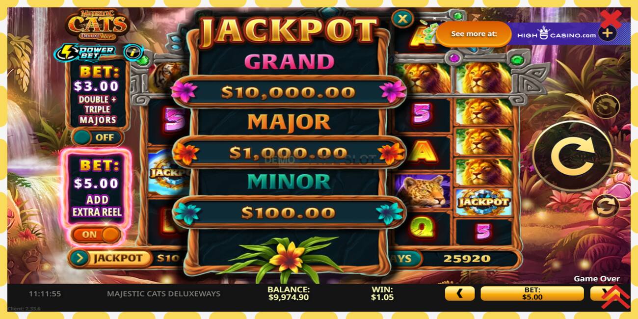 Demo slot Majestic Cats DeluxeWays free and without registration, picture - 1