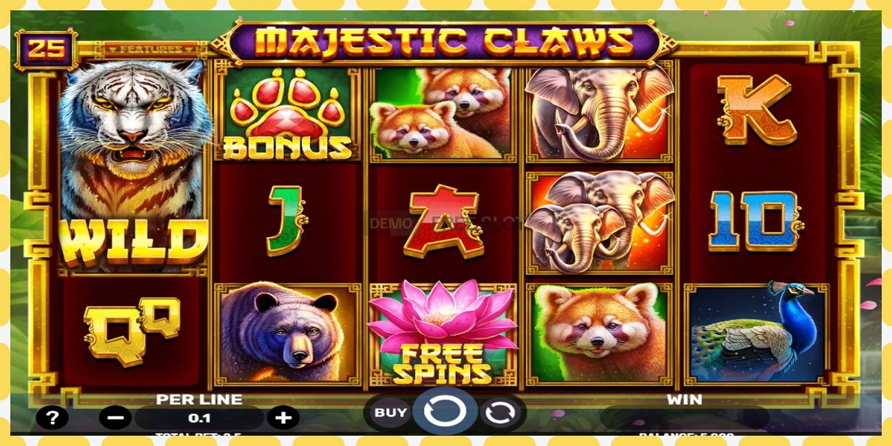 Demo slot Majestic Claws free and without registration, picture - 1