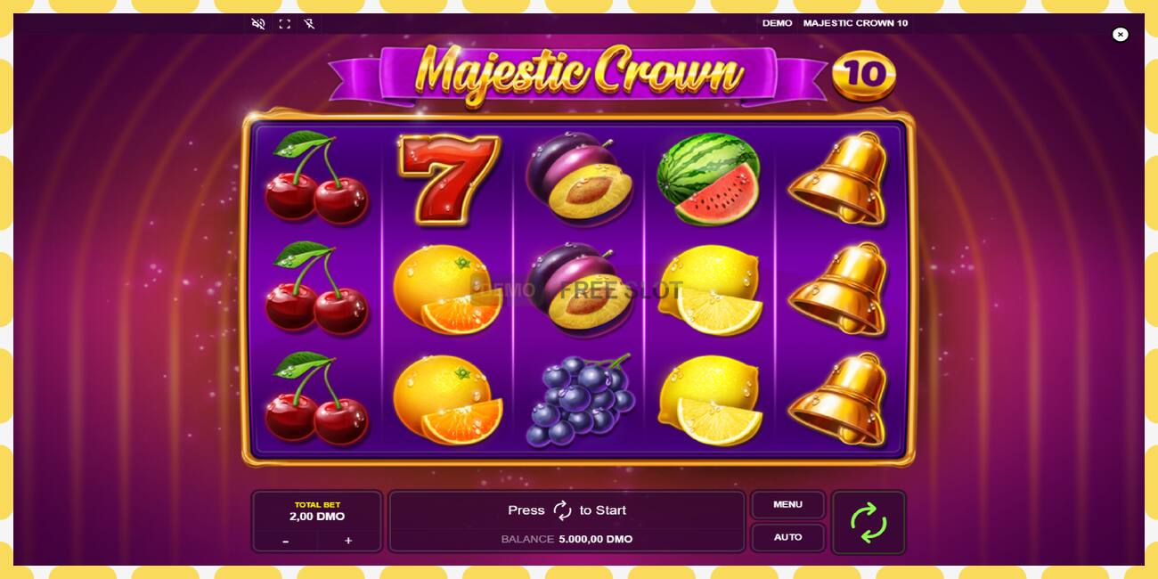 Slot demo Majestic Crown 10 gratuit și fără înregistrare, imagine - 1