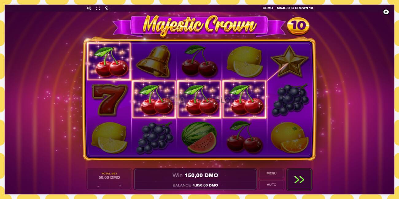 Slot demo Majestic Crown 10 gratuit și fără înregistrare, imagine - 1