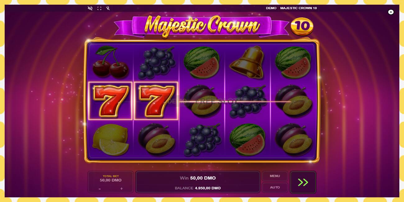 Slot demo Majestic Crown 10 gratuit și fără înregistrare, imagine - 1