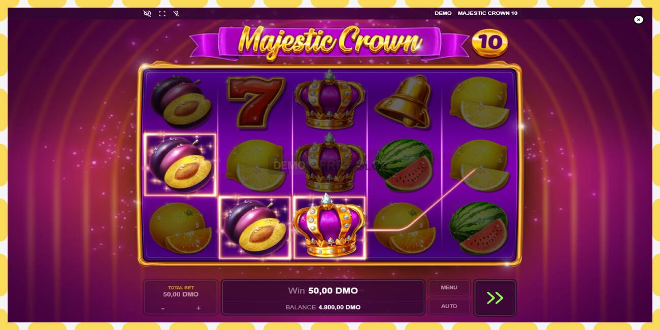 Slot demo Majestic Crown 10 gratuit și fără înregistrare, imagine - 1