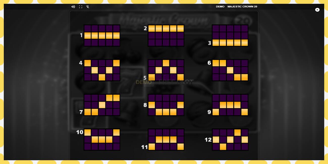 演示老虎机 Majestic Crown 20 免费且无需注册, 图片 - 1