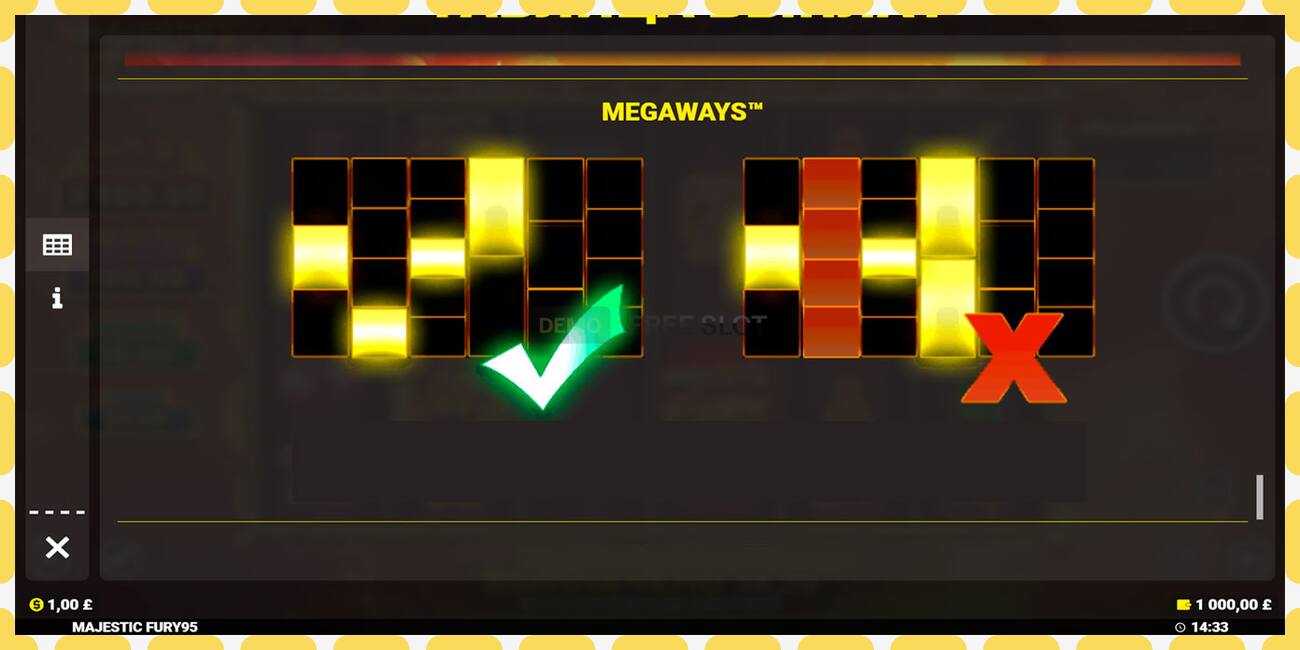 Demo slot Majestic Fury Megaways free and without registration, picture - 1