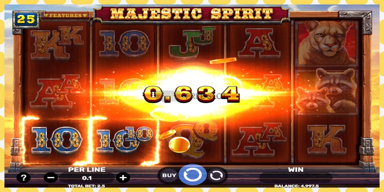 Demo slot Majestic Spirit free and without registration, picture - 1