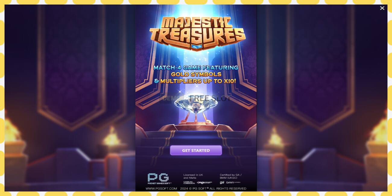 Demo slot Majestic Treasures free and without registration, picture - 1