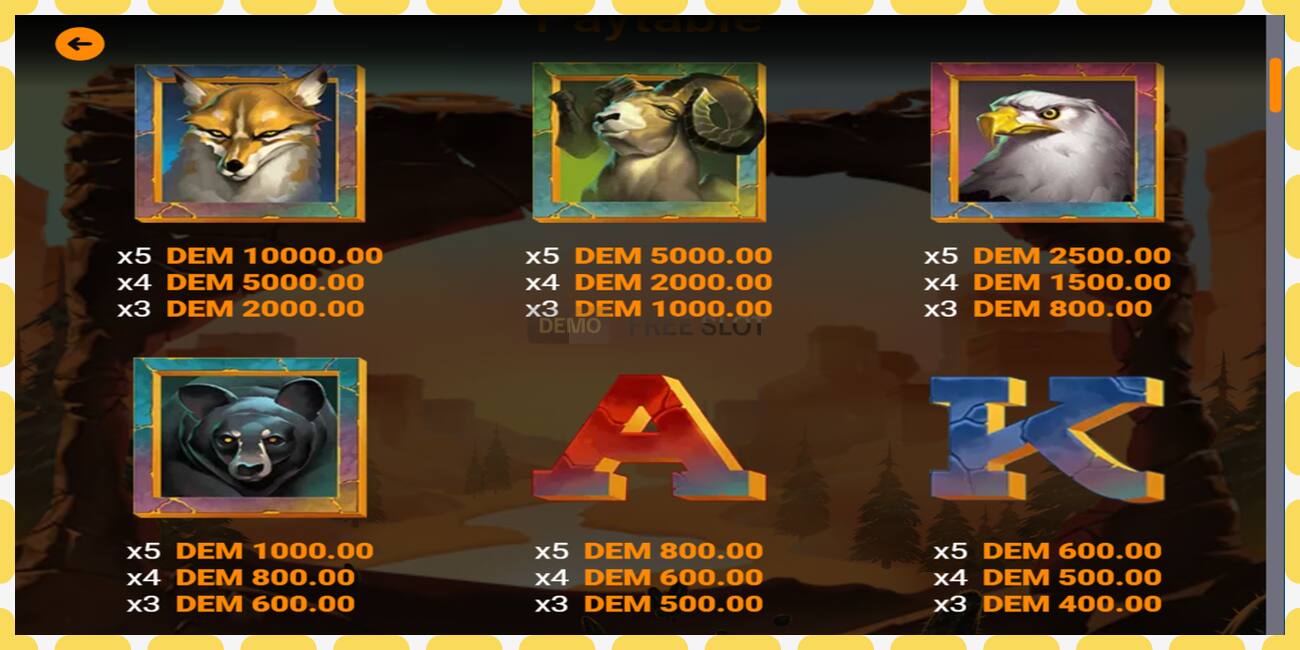 Demo slot Majestic Wolf free and without registration, picture - 1