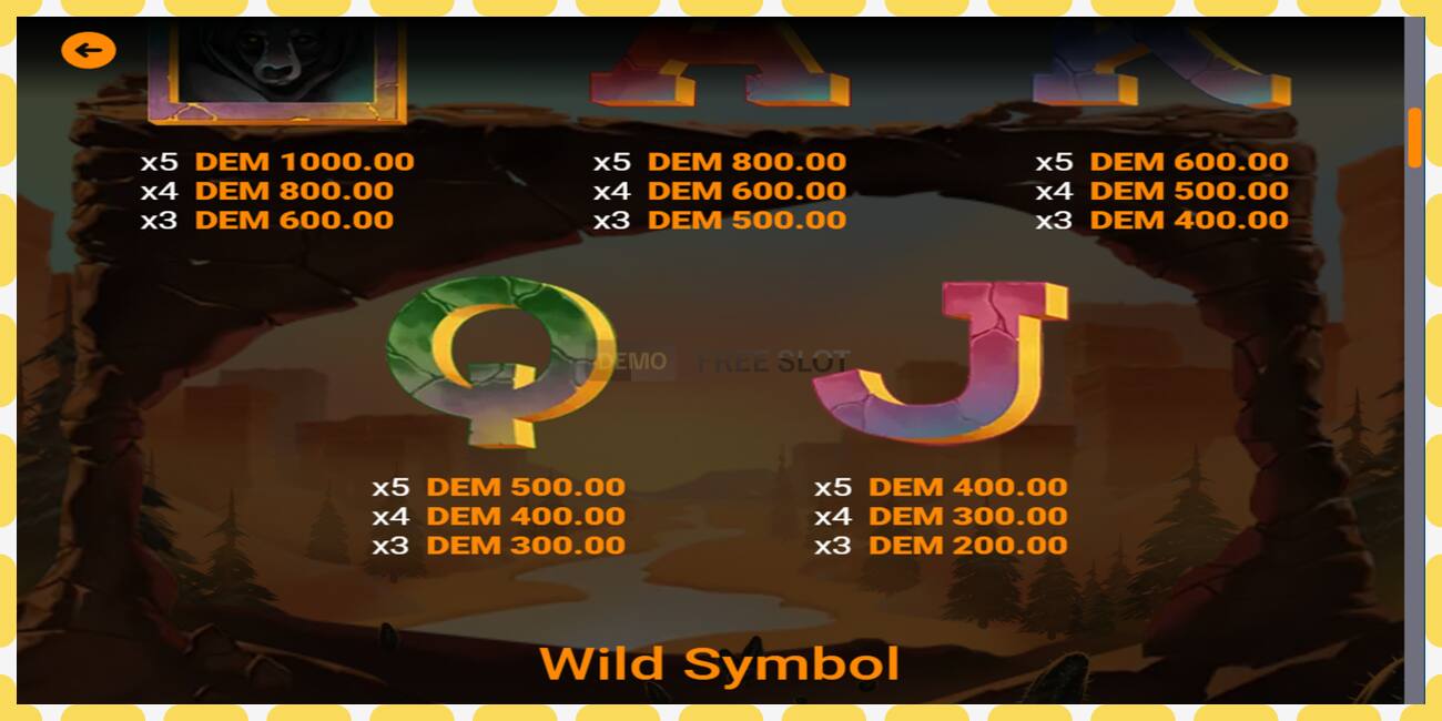 Demo slot Majestic Wolf free and without registration, picture - 1