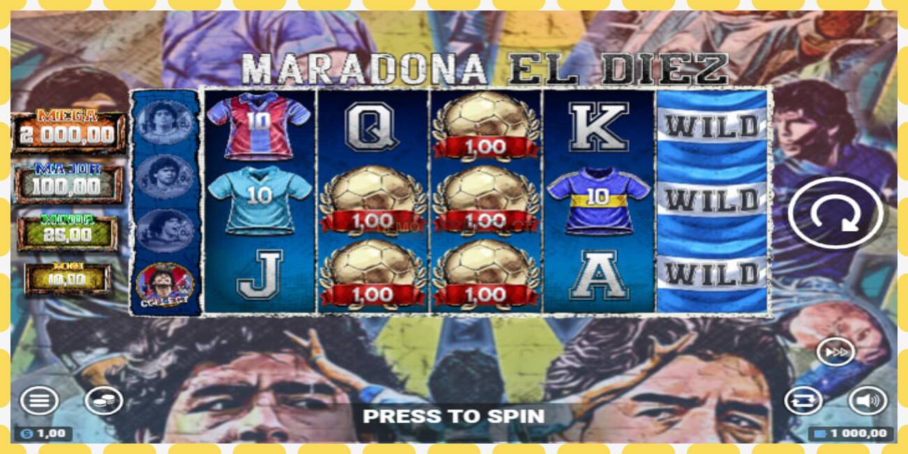 Slot demo Maradona El Diez gratuit și fără înregistrare, imagine - 1