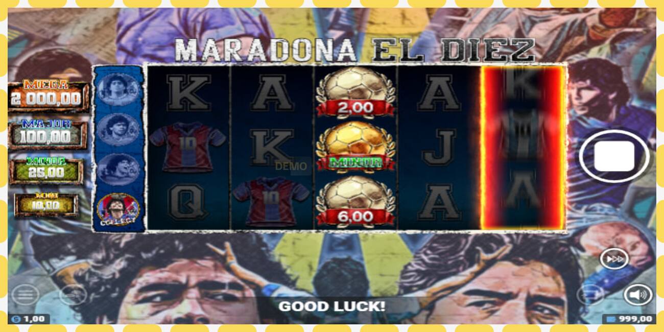 Slot demo Maradona El Diez gratuit și fără înregistrare, imagine - 1