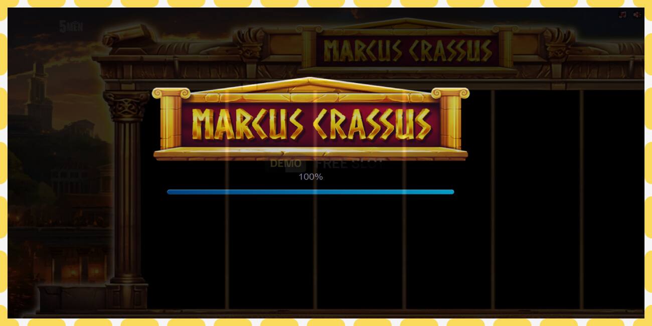 Slot demo Marcus Crassus percuma dan tanpa pendaftaran, gambar - 1