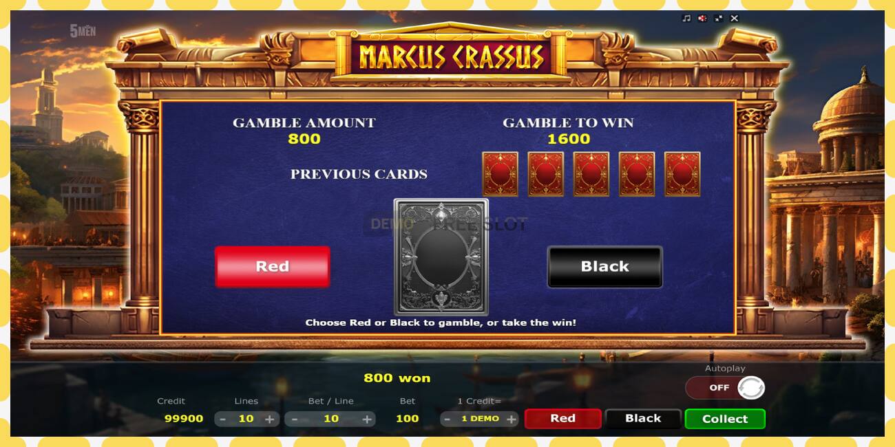 Slot demo Marcus Crassus percuma dan tanpa pendaftaran, gambar - 1