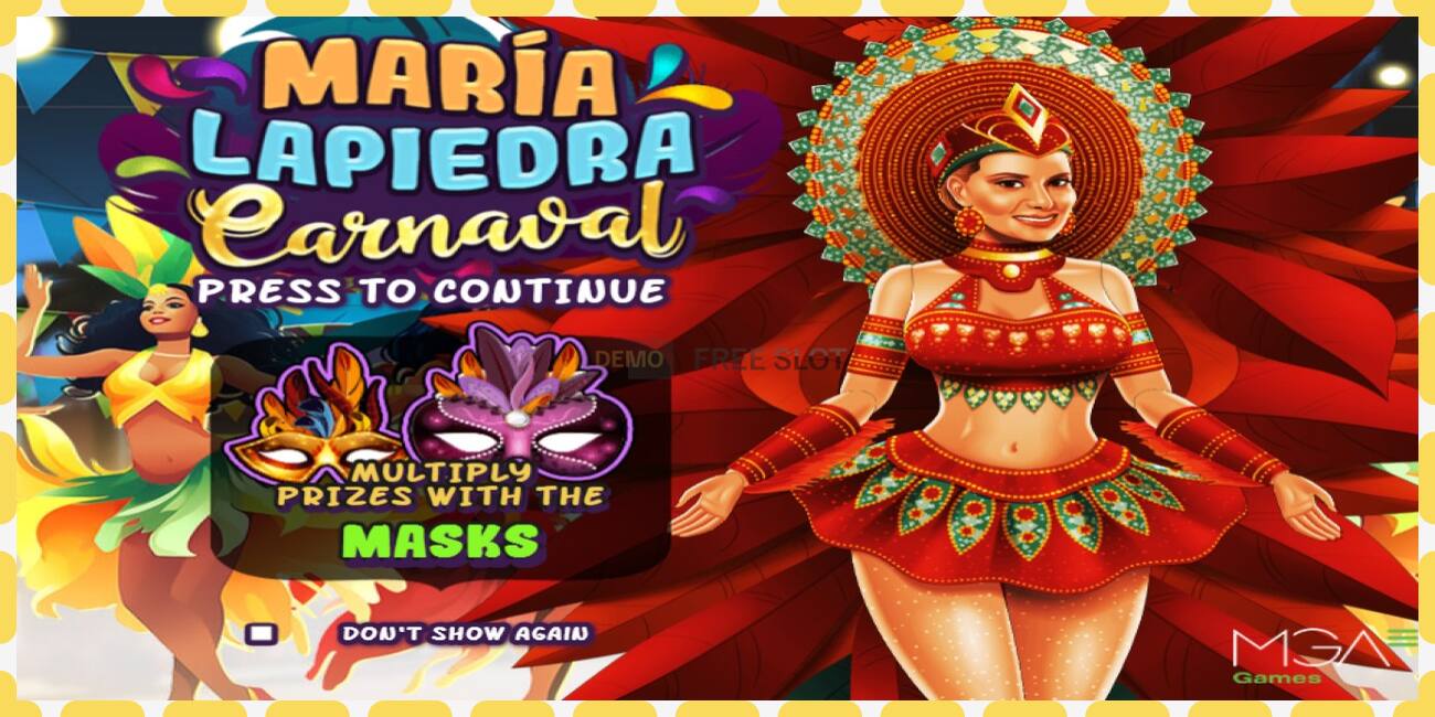 Slot dimostrativo Maria Lapiedra Carnaval gratuito e senza registrazione, immagine - 1