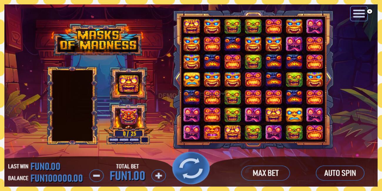 Demo slot Masks of Madness free and without registration, picture - 1