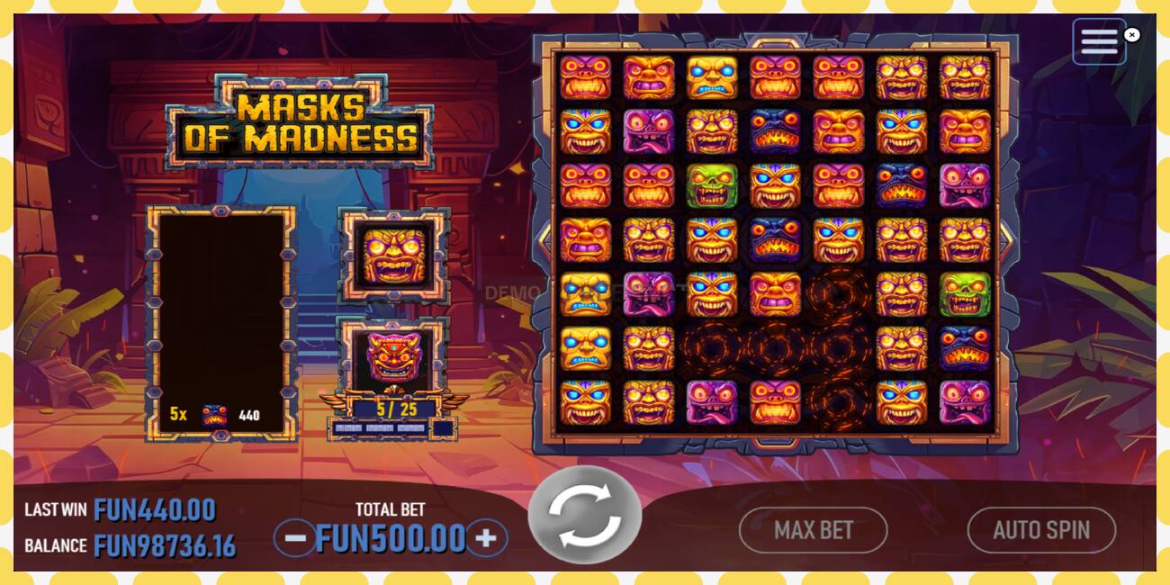 Demo slot Masks of Madness free and without registration, picture - 1