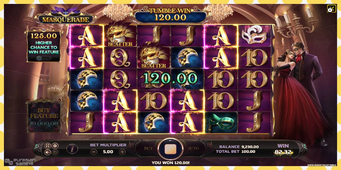 Demo slot Masquerade free and without registration, picture - 1