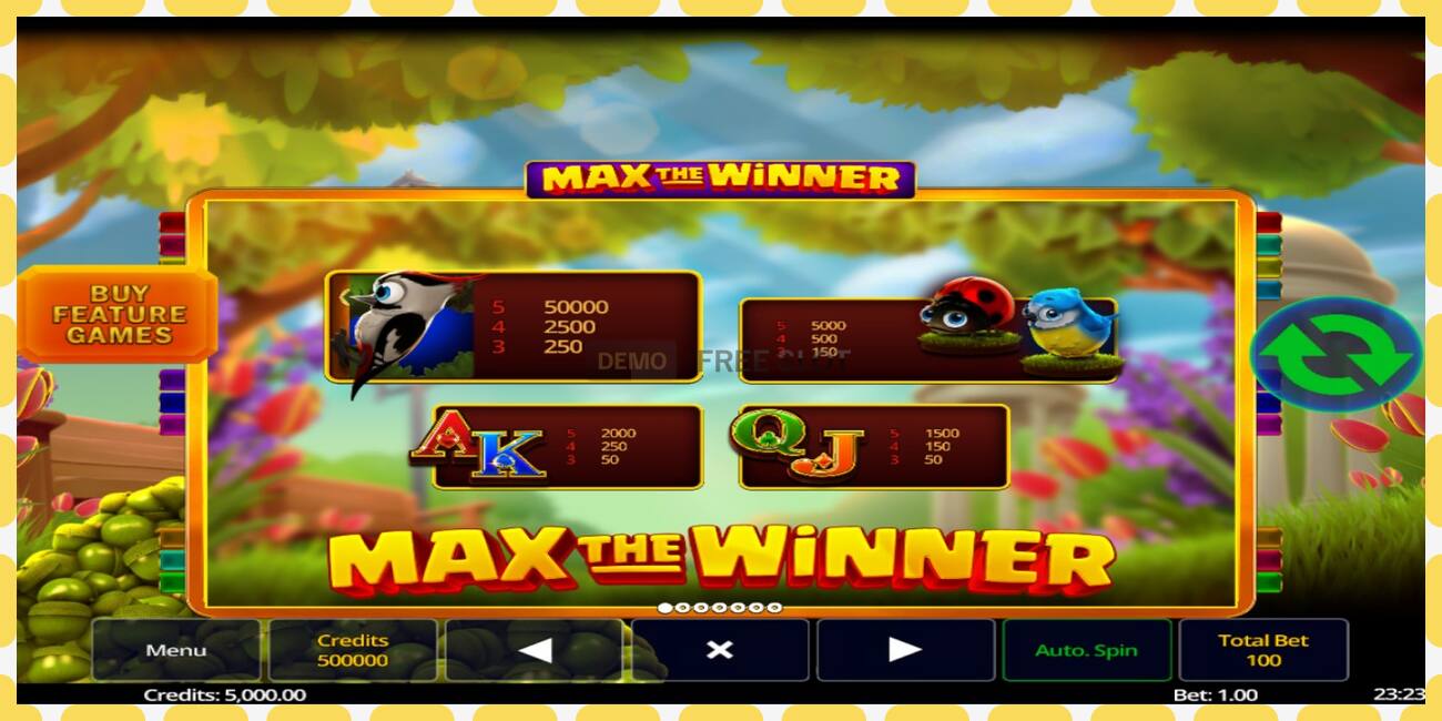 Demo lizdas Max The Winner nemokamai ir be registracijos, paveikslėlį - 1