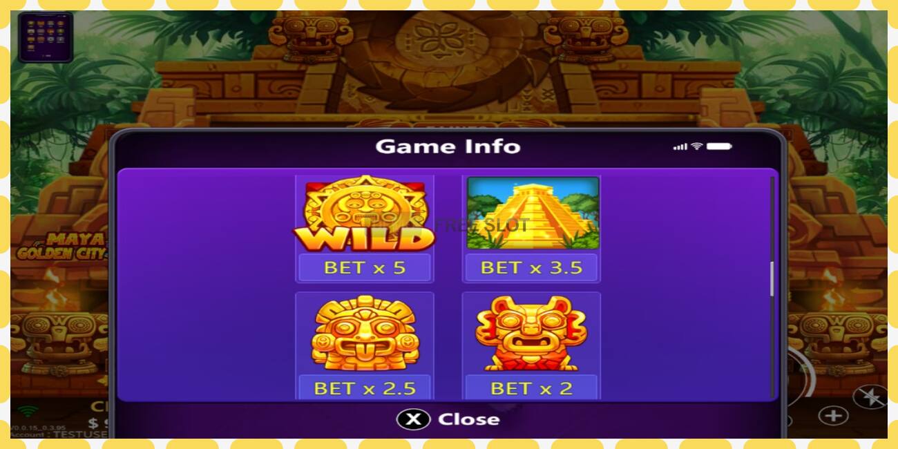 Slot për demonstrim Maya Golden City 4 falas dhe pa regjistrim, foto - 1