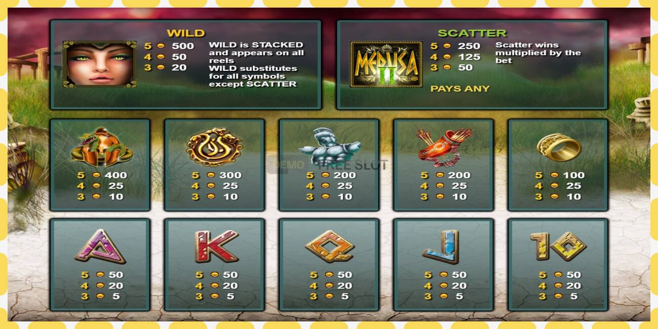 Demo slot Medusa 2 free and without registration, picture - 1