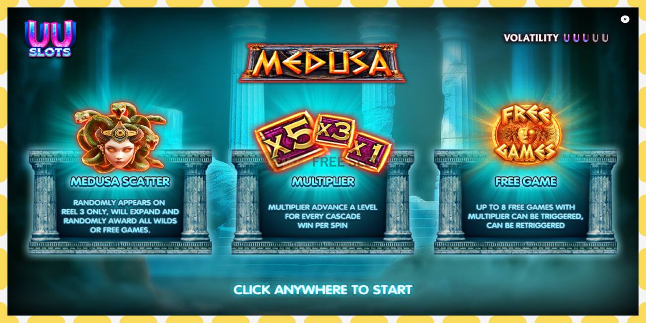 Demo slot Medusa free and without registration, picture - 1