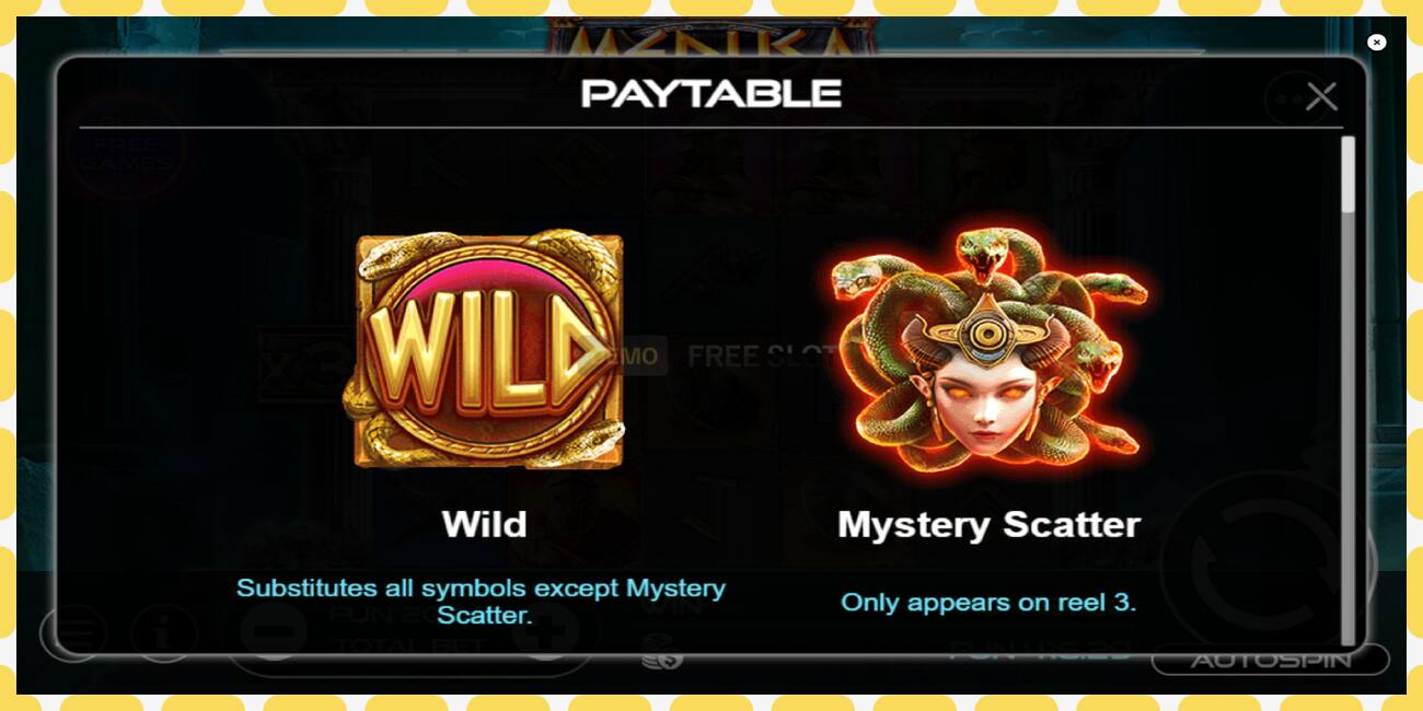 Demo slot Medusa free and without registration, picture - 1