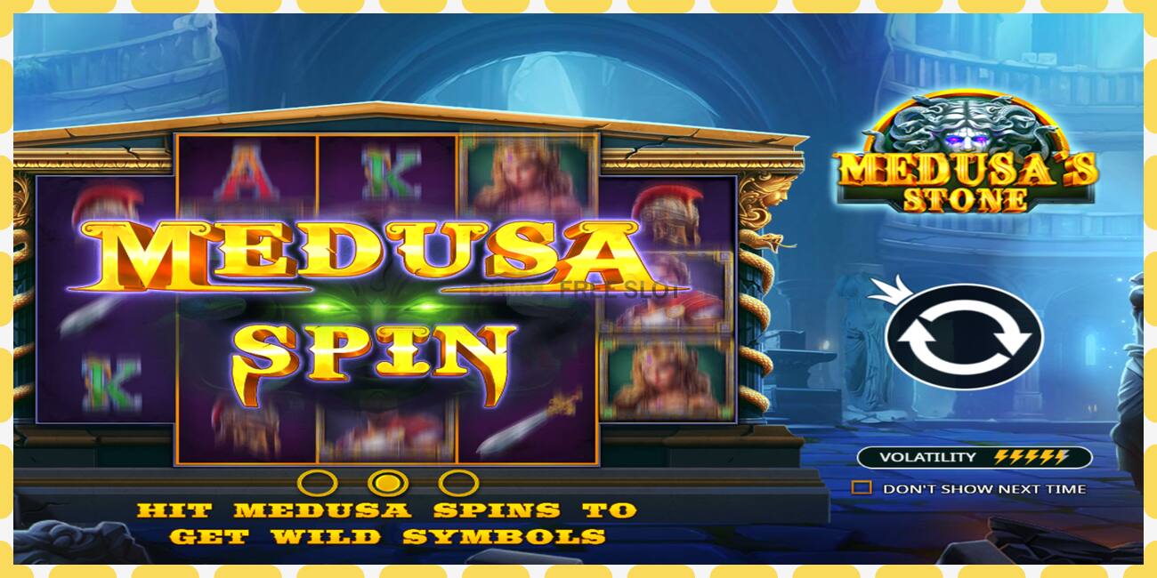 Demo slot Medusas Stone free and without registration, picture - 1