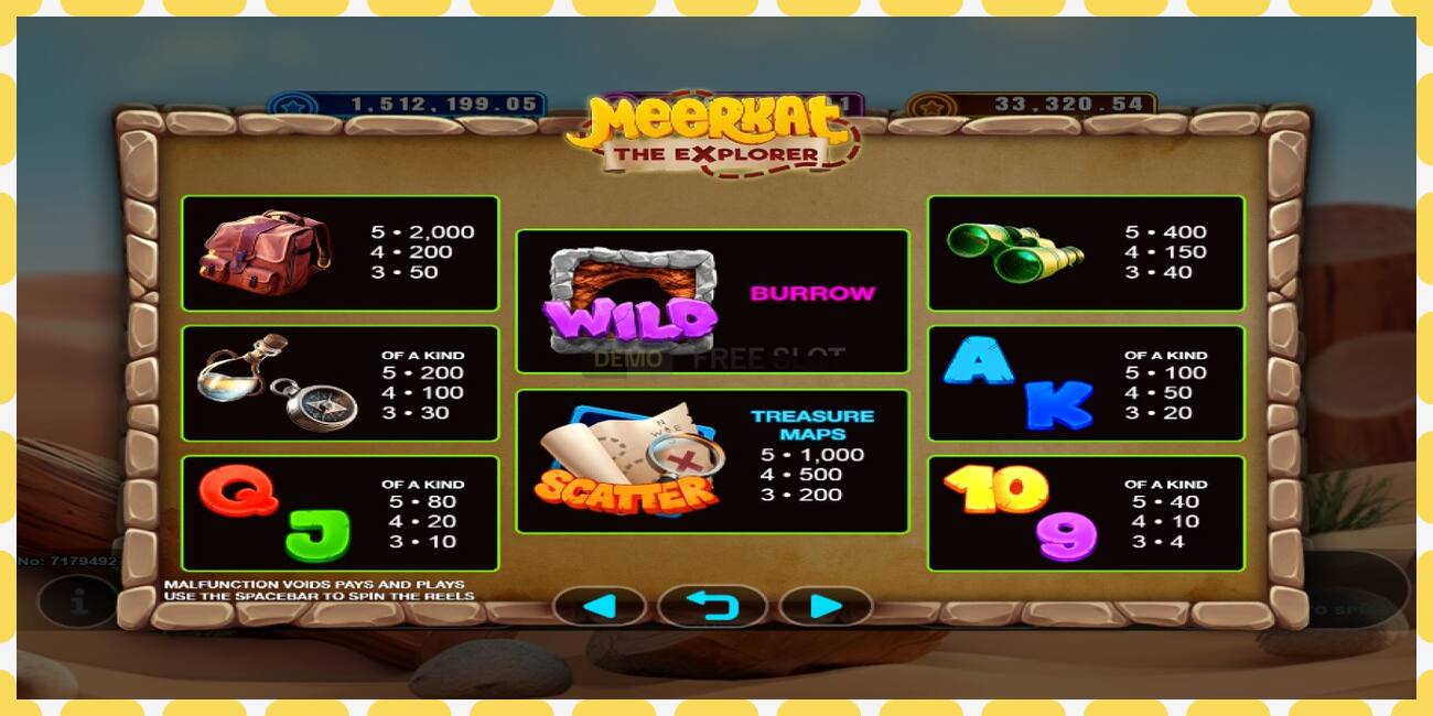 Demo slot Meerkat free and without registration, picture - 1