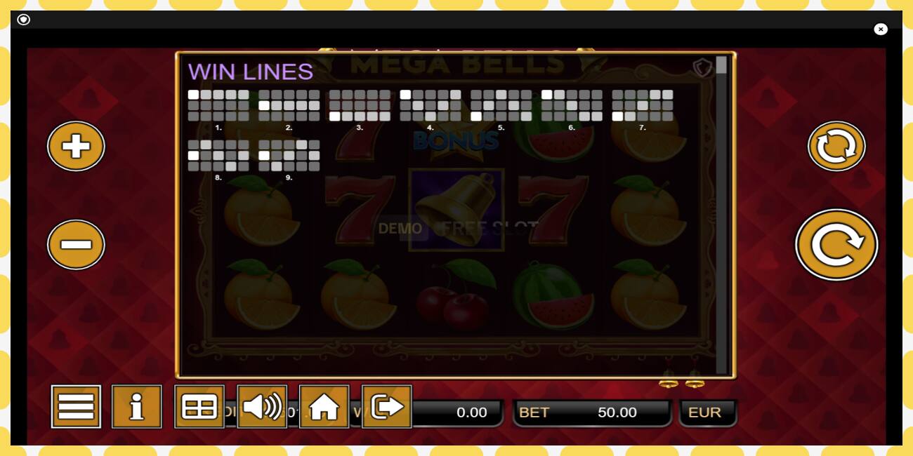 Demo slot Mega Bells free and without registration, picture - 1