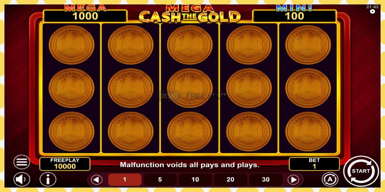 Demo slot Mega Cash The Gold free and without registration, picture - 1