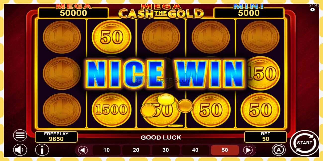 Demo slot Mega Cash The Gold free and without registration, picture - 1